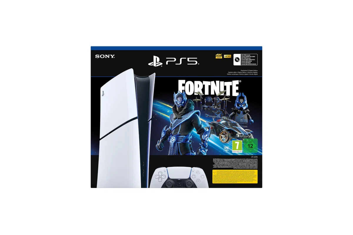 Playstation PS5 Digital Edition Fortnite Cobalt Star Bundle