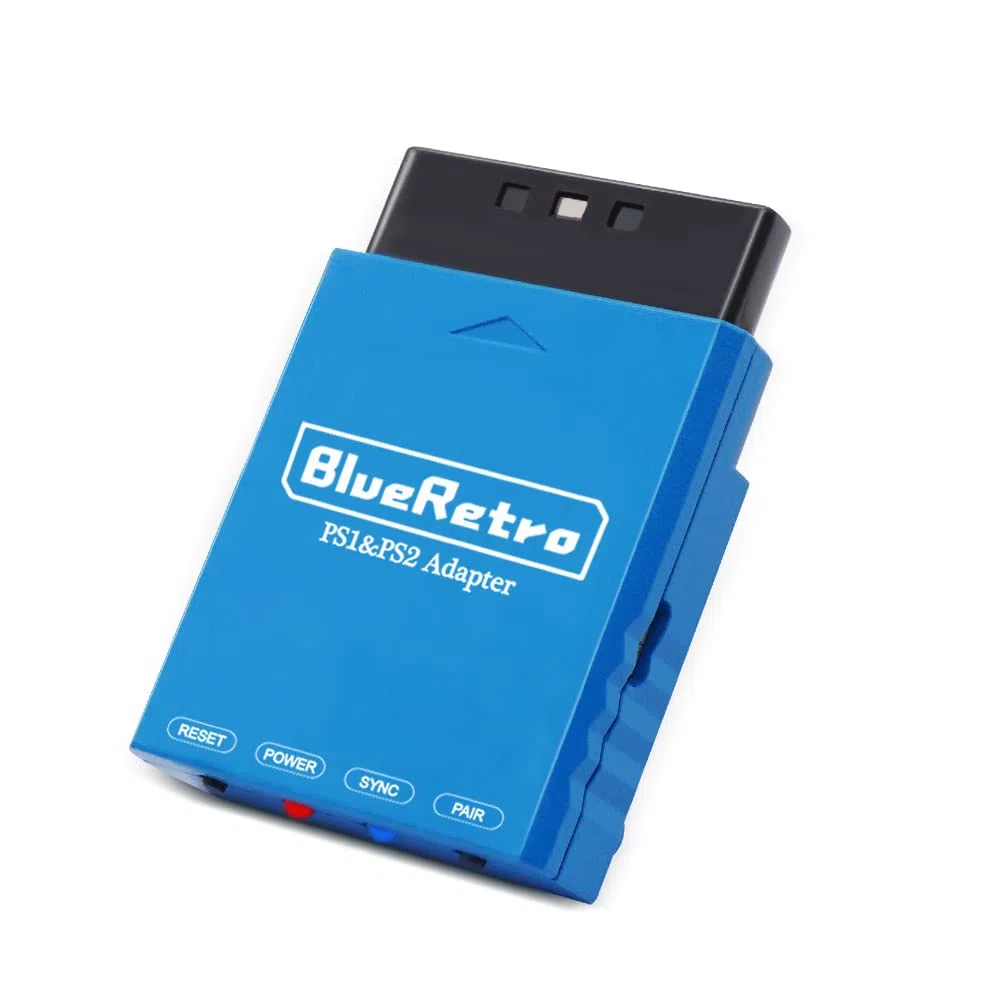 Bezprzewodowy adapter Bluetooth do konsoli PS2 PS1 niebieski