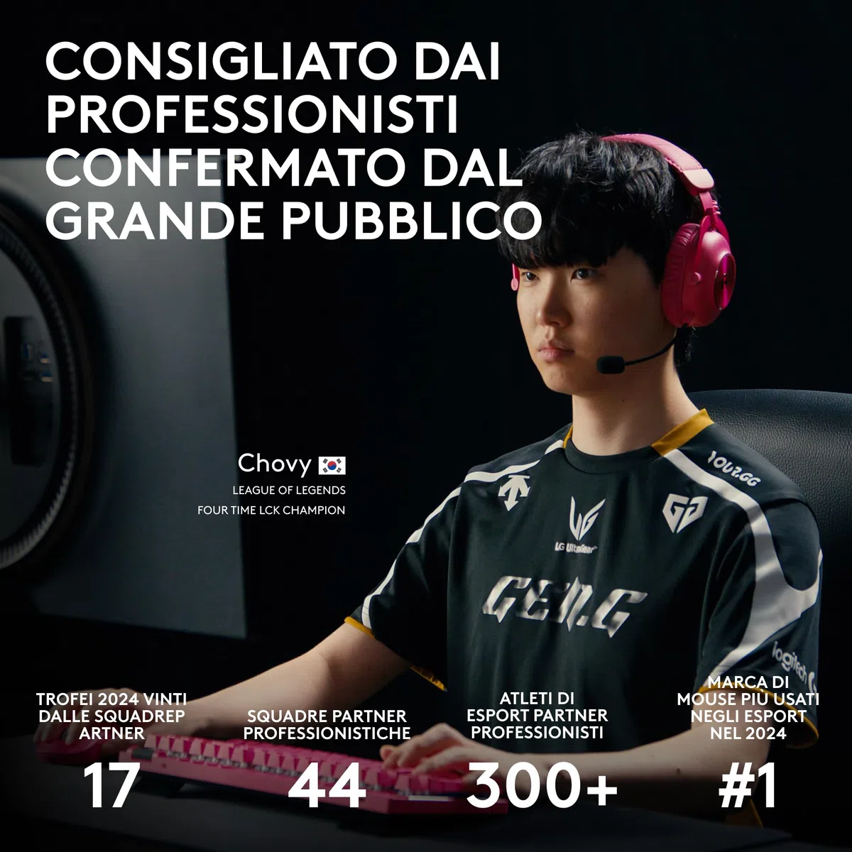 Logitech G PRO X SUPERLIGHT 2 LIGHTSPEED gaming mouse wireless 60g HERO 2 44K DPI USB-C Bianco