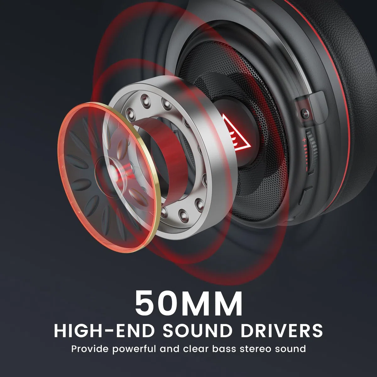 EKSA E900 Pro Cuffie Gaming per PS4 PS5 PC Xbox One, Cuffia con Microfono Cancellazione del Rumore, Surround 7.1, Jack Audio USB 3.5 mm