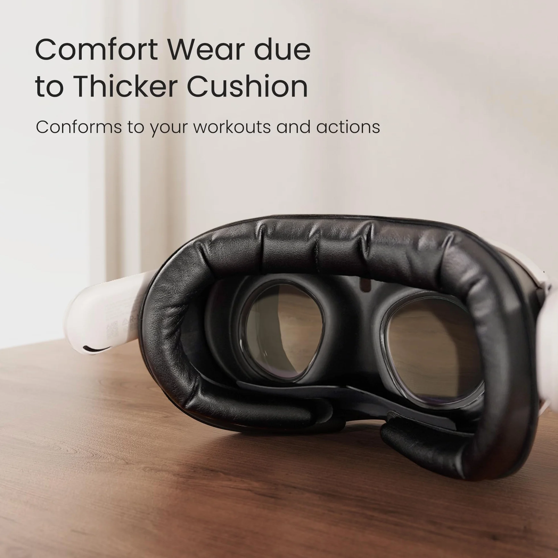 KIWI design Interfaccia Facciale V3 Compatibile con Meta Quest 3 Accessori, Cuscino Facciale in Pelle PU