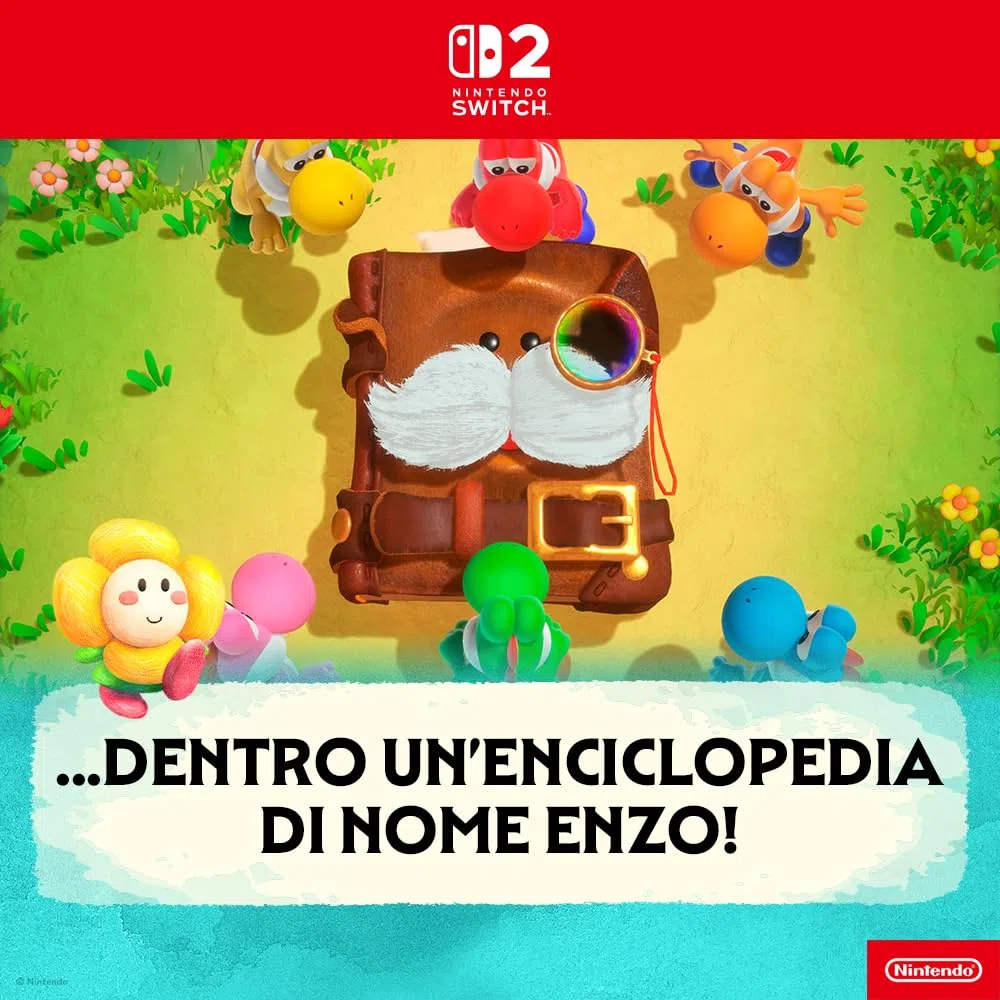 Yoshi and the Mysterious Book - Nintendo Switch 2 - Ed. Italiana - Versione su scheda