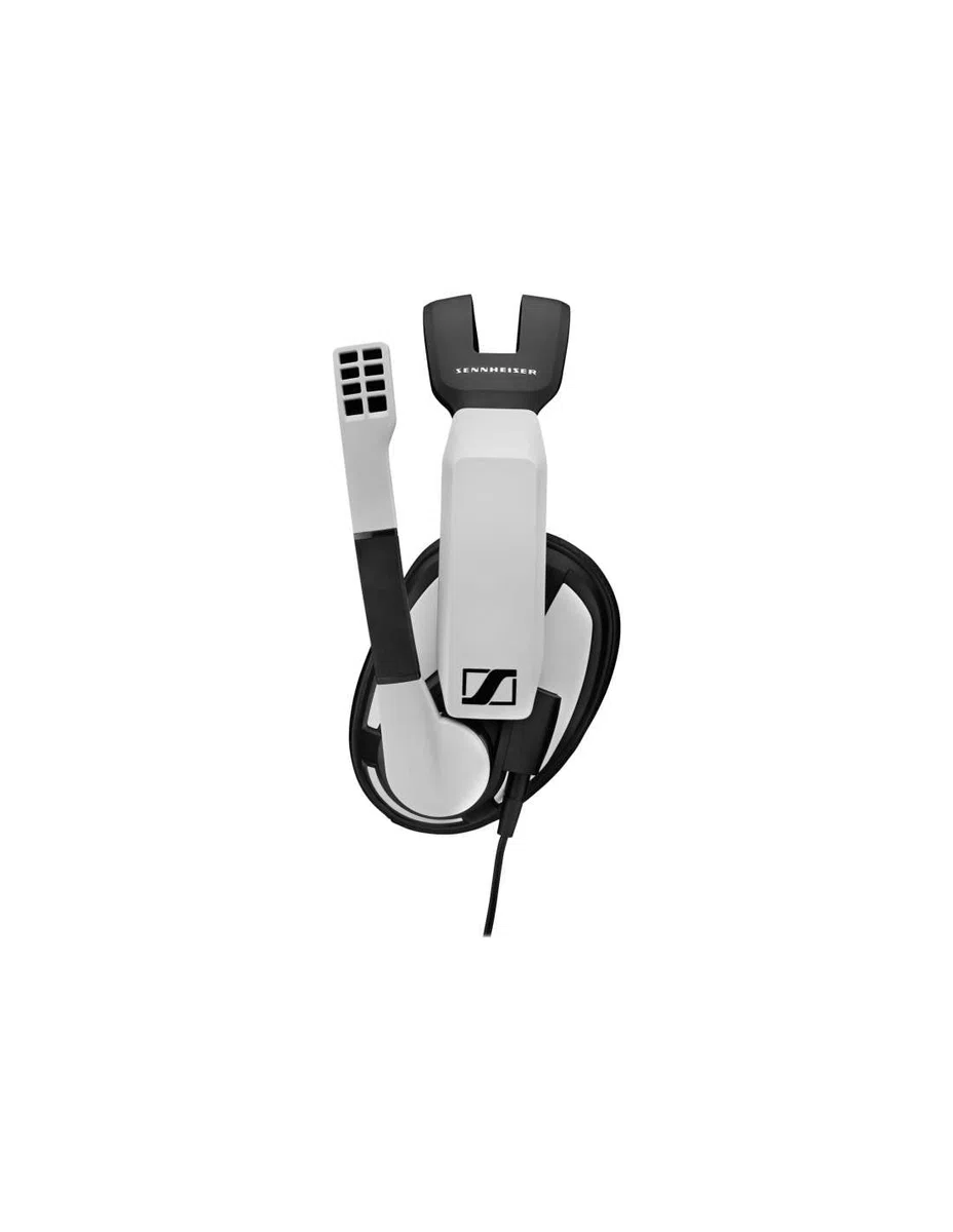 Sennheiser GSP 301 Cuffie da gioco con microfono cancellazione rumore, ribaltabili, ergonomiche, bianche