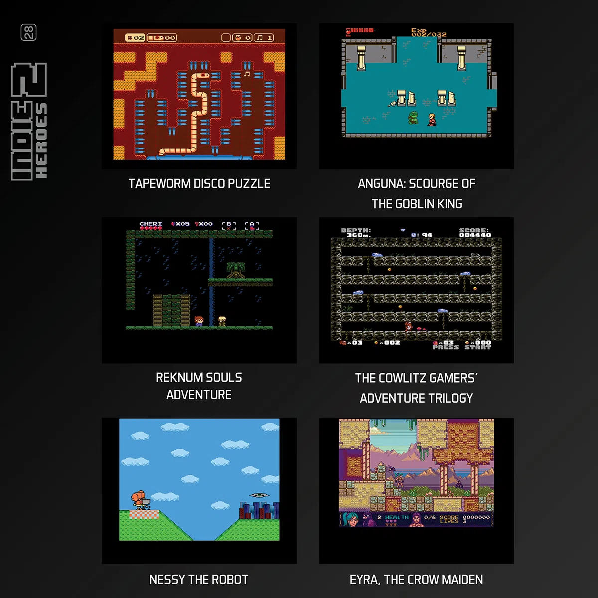 Evercade Indie Heroes Cartridge 2