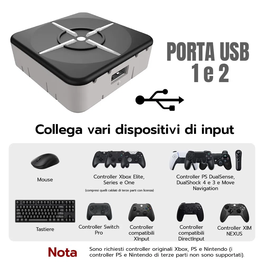 XIM Matrix Multi-Input Converter Adapter for Xbox Series X/S, PS5, Xbox One, PS4, PC