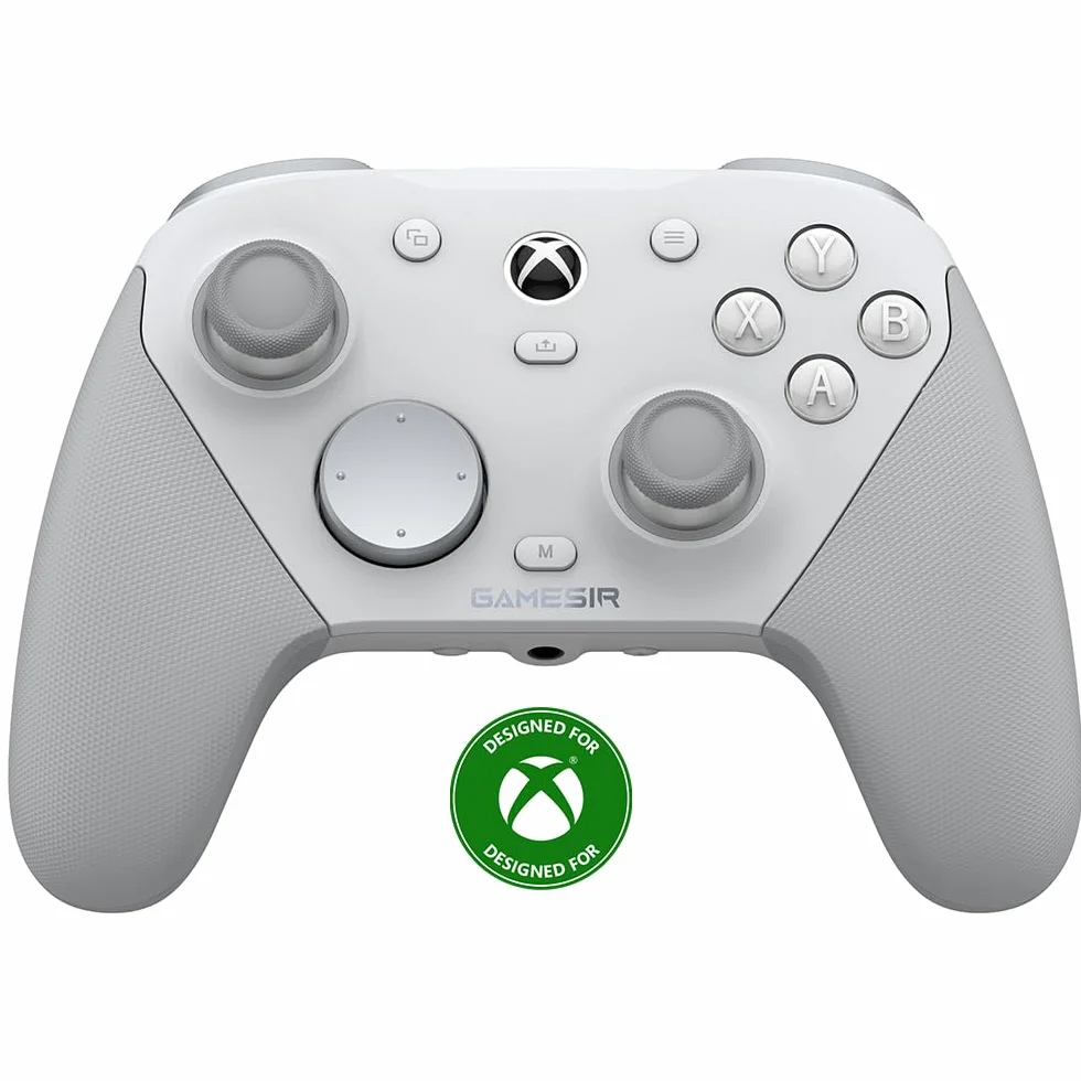 GameSir G7 Pro Controller 1000Hz Stazione Ricarica per Xbox Series X|S, Xbox One, PC, Android - Joystick TMR, Grilletti Regolabili, 4 Tasti Programmabili - Bianco Mecc