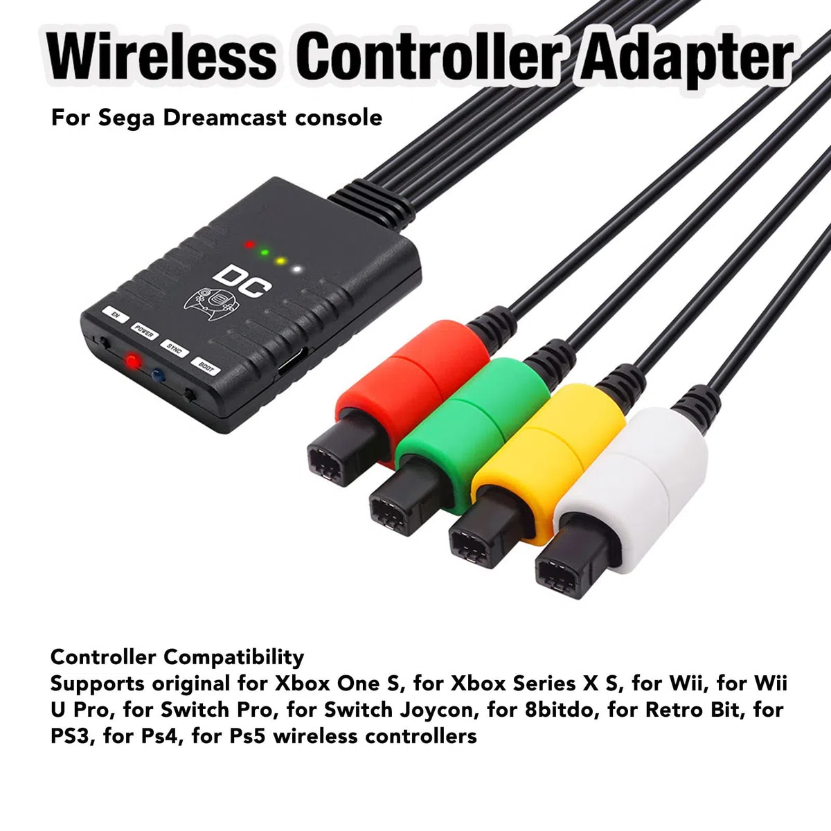Adattatore per Controller Wireless Bluetooth DC DreamCast