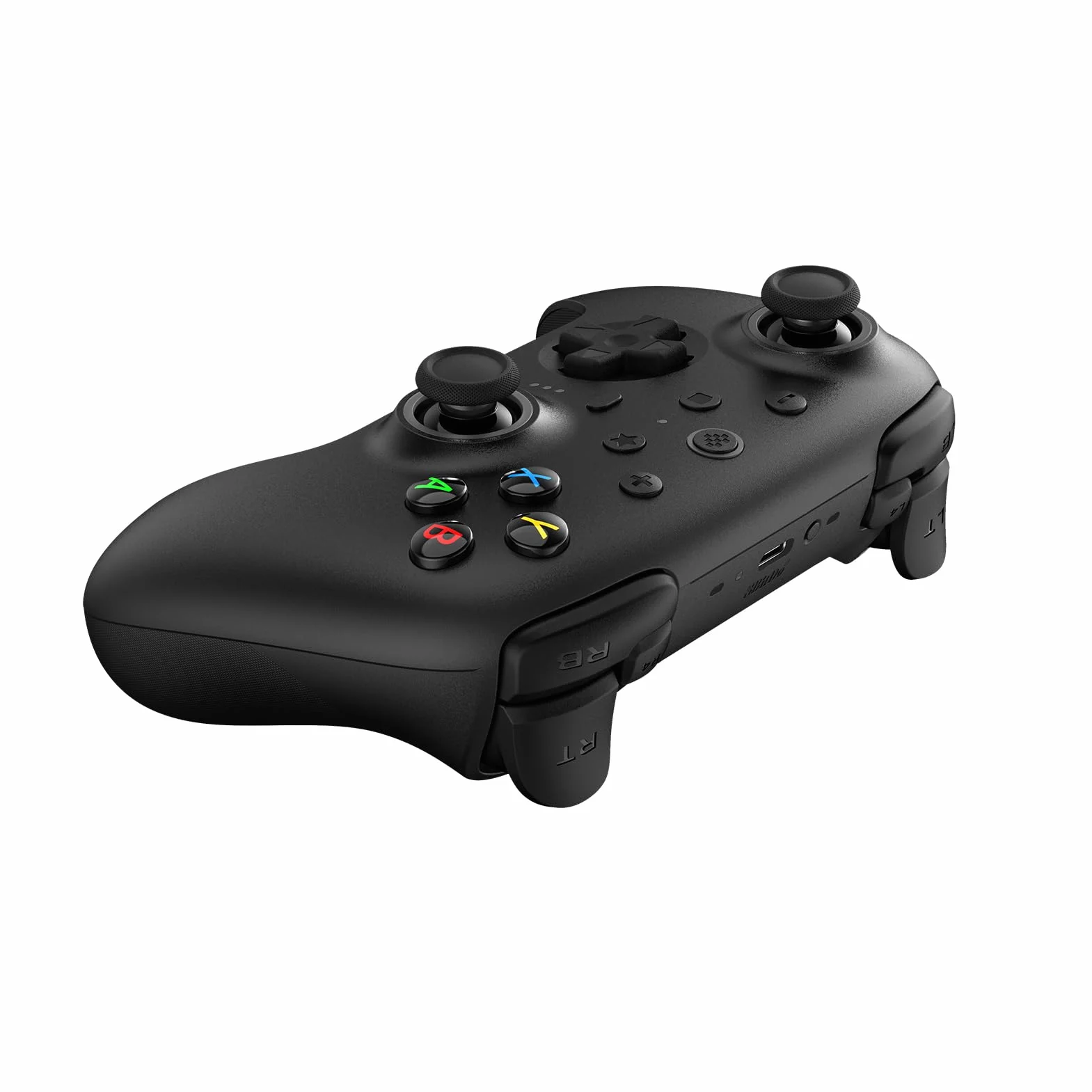 8Bitdo Ultimate 2 Wireless Controller for Windows & Android, Gaming Controller with TMR Joysticks, Switchable Hall Effect/Tactile Triggers, Motion Control, RGB Fire Ring, 8Speed Wireless Tech, Black