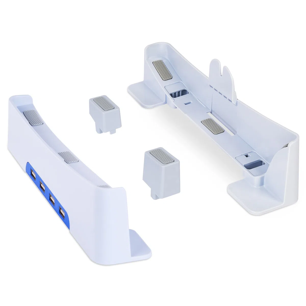 AXFEE Supporto per PS5 Slim, Supporto Orizzontale con 4 Porte USB e Pattini Antiscivolo, Accessori per Console