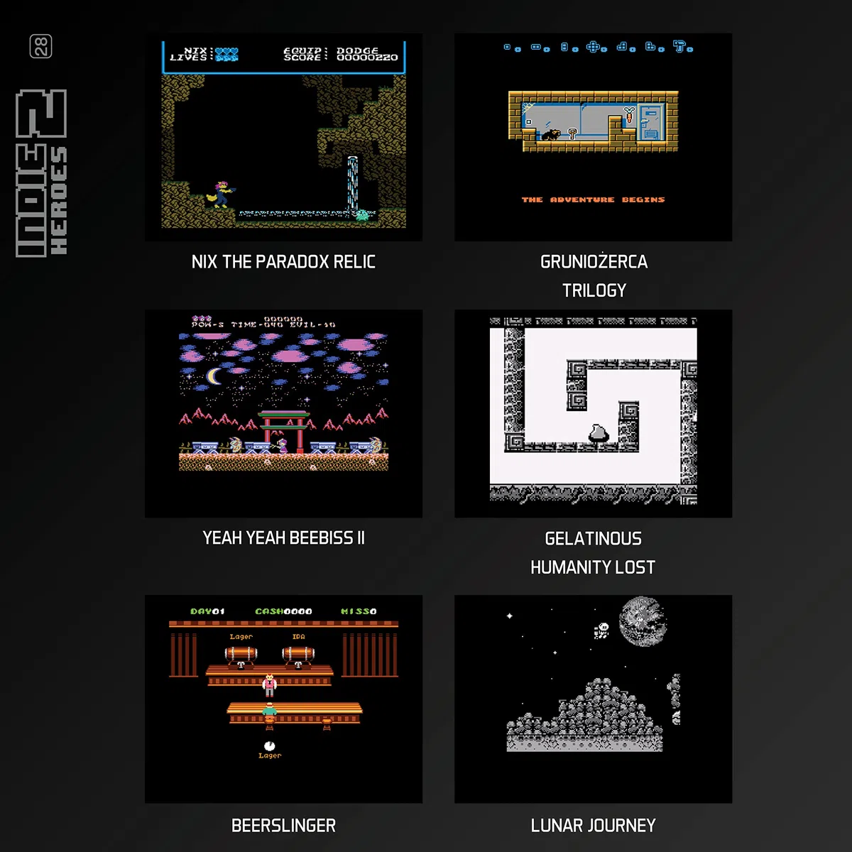 Evercade Indie Heroes Cartridge 2