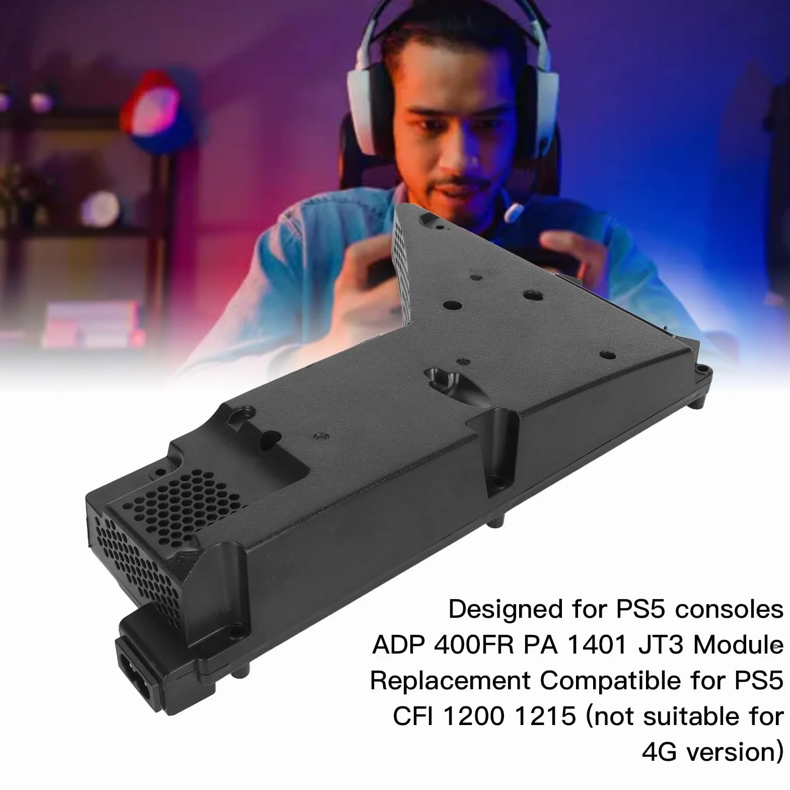 Alimentatore ADP 400FR per PS5, Alimentatore Interno Sostitutivo per Console PS5, La Sostituzione del Modulo ADP 400FR PA 1401 JT3 è Compatibile con PS5 CFI 1200 1215