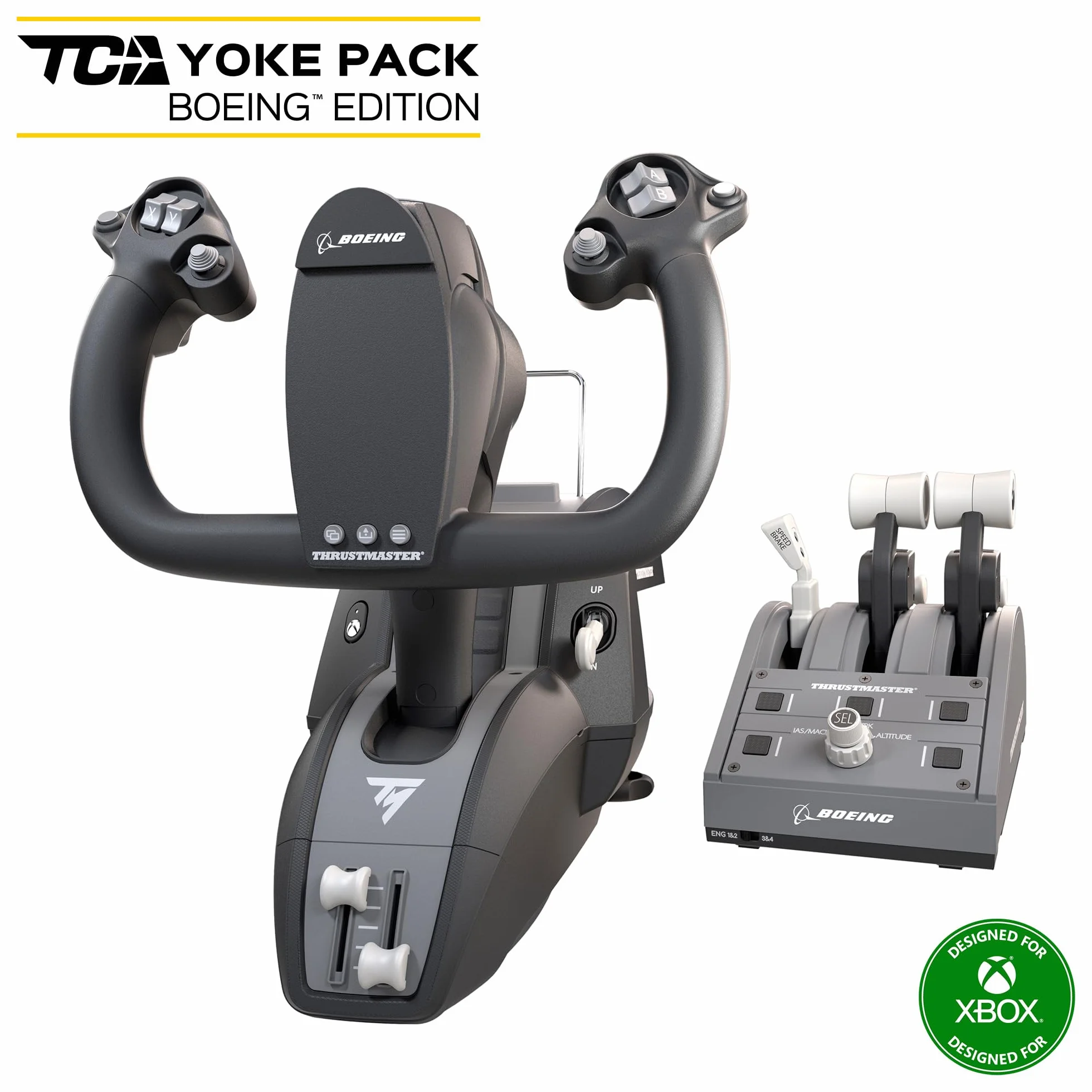 Thrustmaster TCA Yoke Pack Boeing Edition - official Licensed by Boeing per Xbox Series X|S / Xbox One / PC