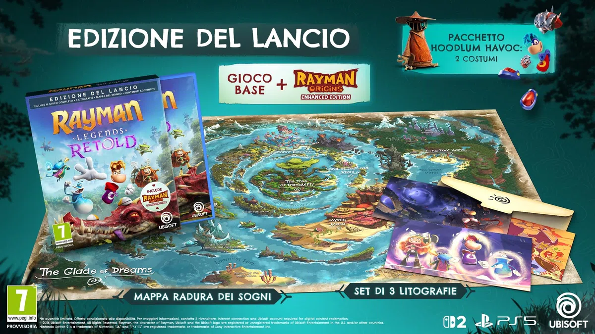 Rayman Legends Retold Launch Edition PlayStation 5