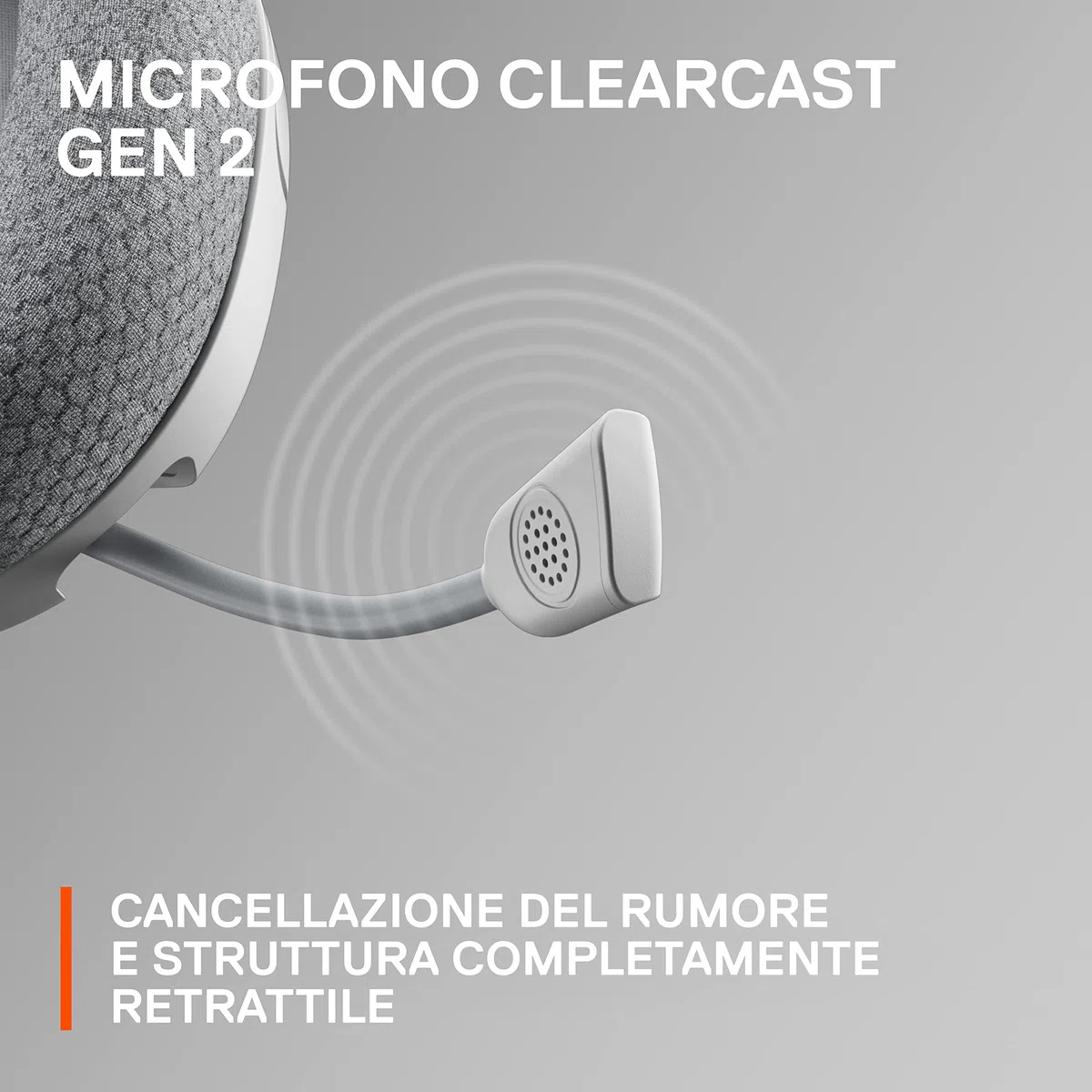 SteelSeries Arctis Nova 1P Cuffie da gaming multisistema Driver Hi-Fi Audio spaziale 360° Memory Foam Bianco