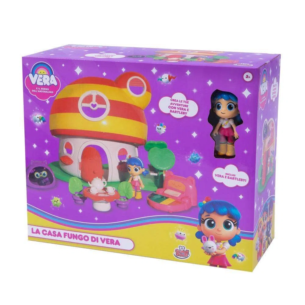 Grandi Giochi Vera e il Regno dell'Arcobaleno Casa Fungo con Accessori TRK06000