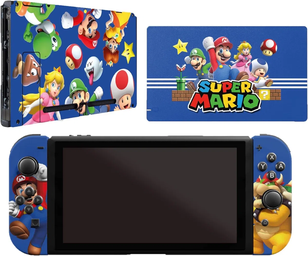 Sticker Switch Gaming Sticker Protector Gaming Switch Standard, Sticker Console Joycon e Dock..