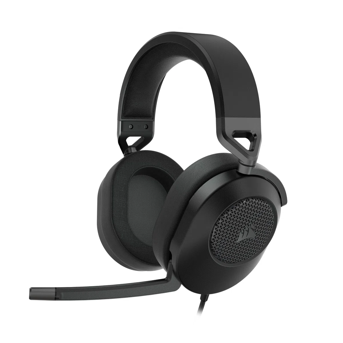 Corsair HS65 Surround Cuffie Gaming Cablate 7.1 Multipiattaforma Carbonio Dolby Surround SonarWorks SoundID iCUE PC Mac PS5 PS4 Xbox Nintendo Switch Mobile