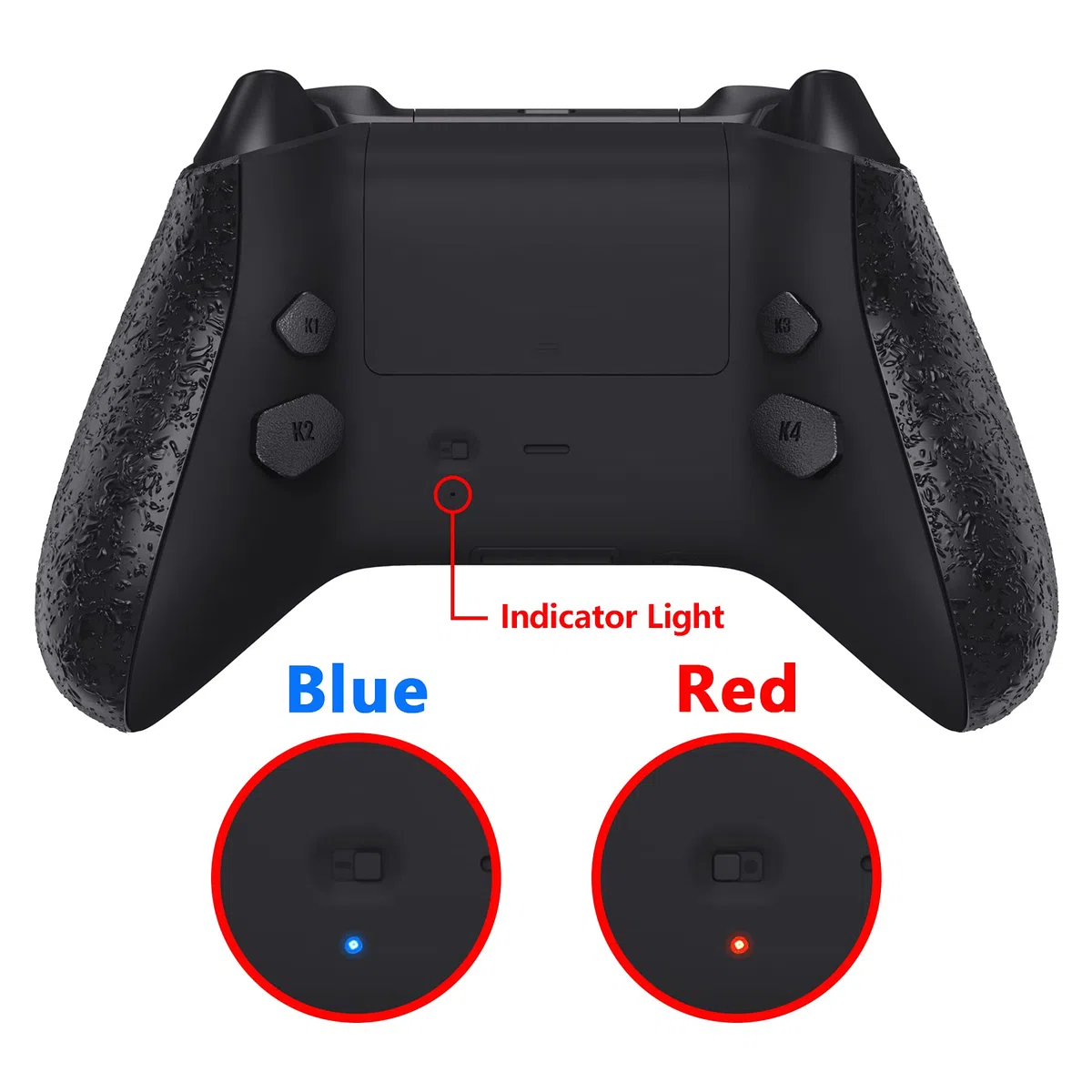 eXtremeRate HOPE Remap Kit Programmabile per Xbox Series X S Controller Scheda&Cover Posteriore&Grip&Tasti Posteriori per Xbox Core Joystick(Model 1914)-Nero Antiscivolo