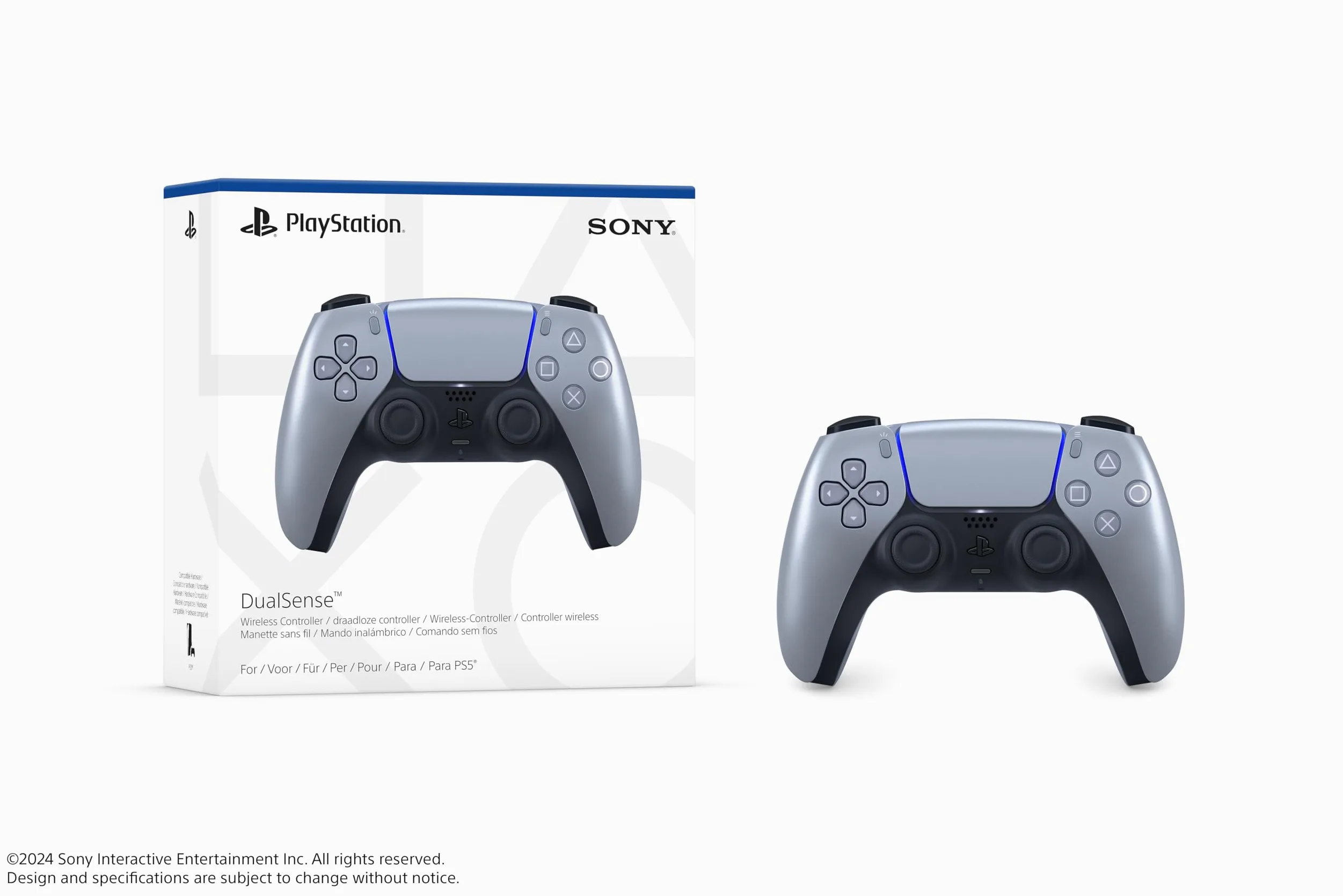 Playstation 5 Dualsense Sterling Silver