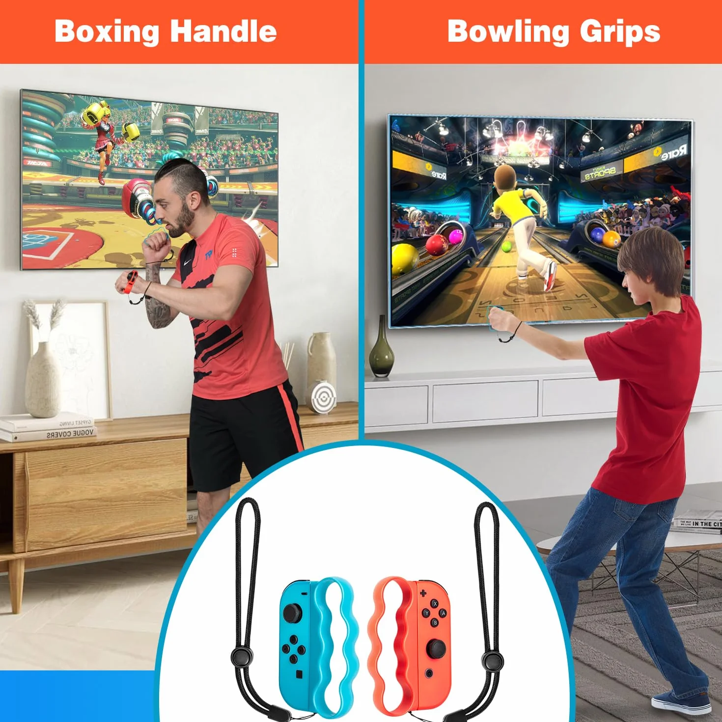 16-in-1 Accessori per Switch Sport, Accessori per Nintendo Switch Sport/Switch Joycon, Regalo di Natale Set di Gioco per Famiglia con Griff Organizer Joycon Compatibile con Switch 2 2025