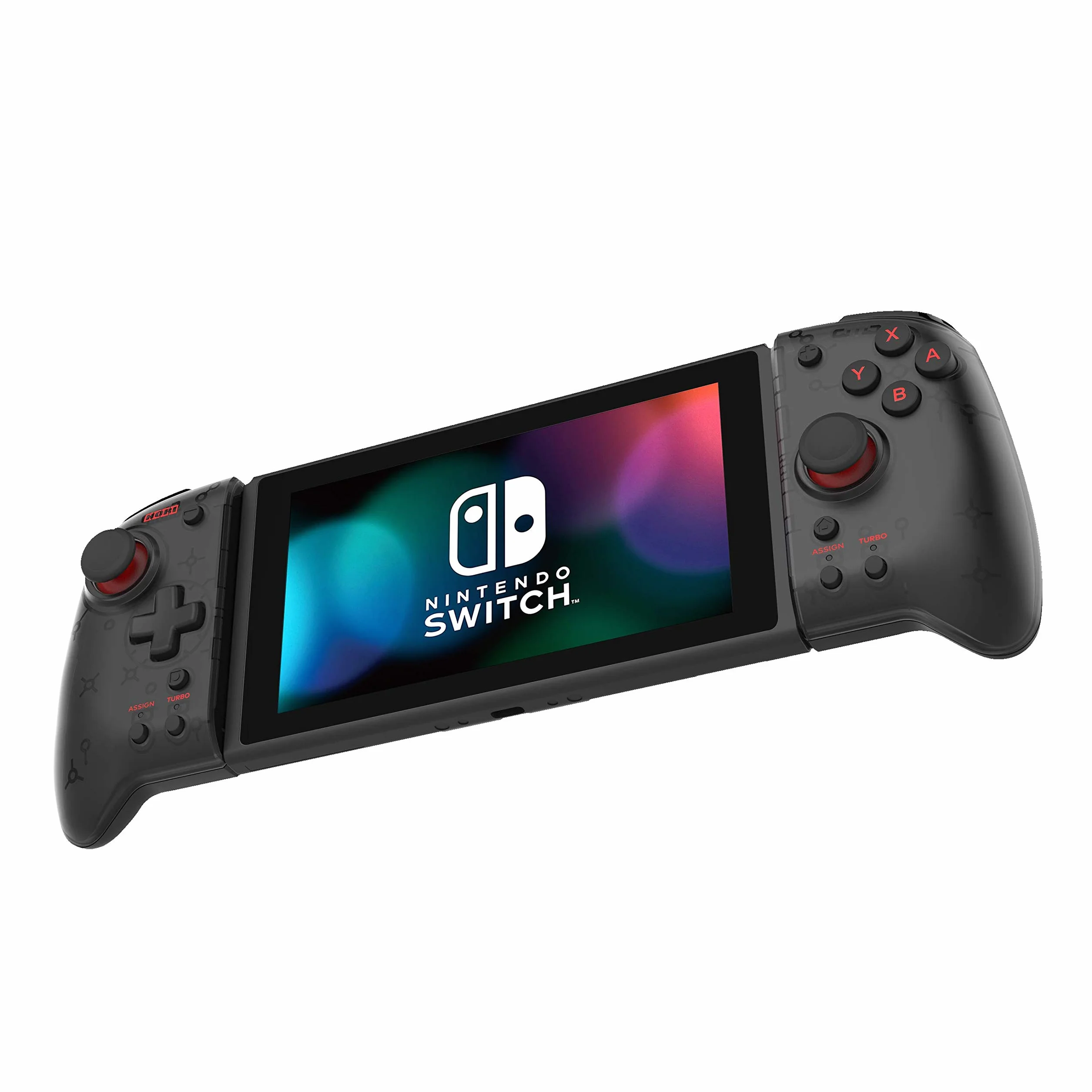 Hori Nintendo Switch Split Pad Pro (Black) Ergonomic Controller for Handheld Mode Only - Officially Licensed By Nintendo - Nintendo Switch