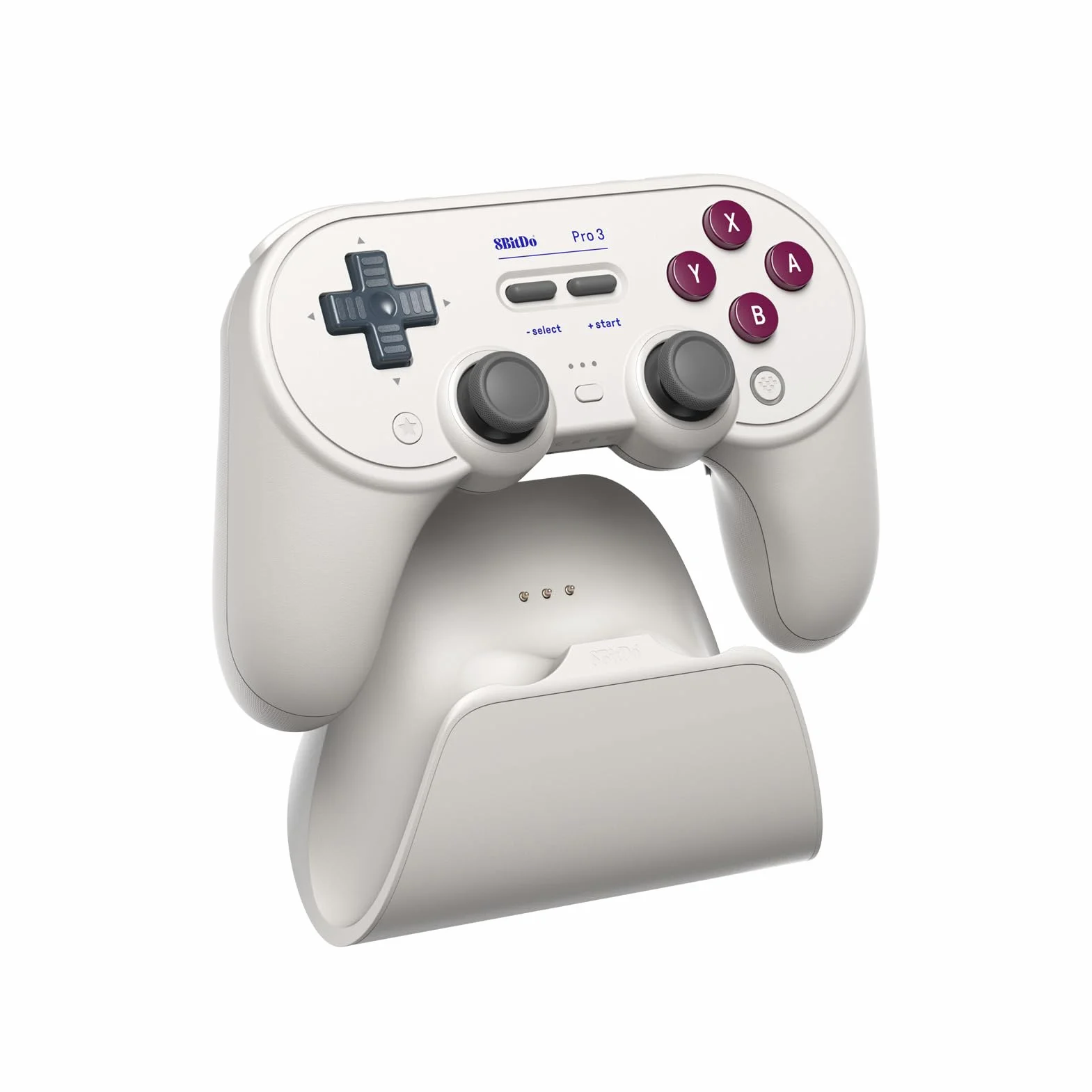 8BitDo Pro 3 Bluetooth Controller for Switch, Windows, Apple, SteamOS, Android - TMR Joysticks, Hall Effect Triggers, G Classic