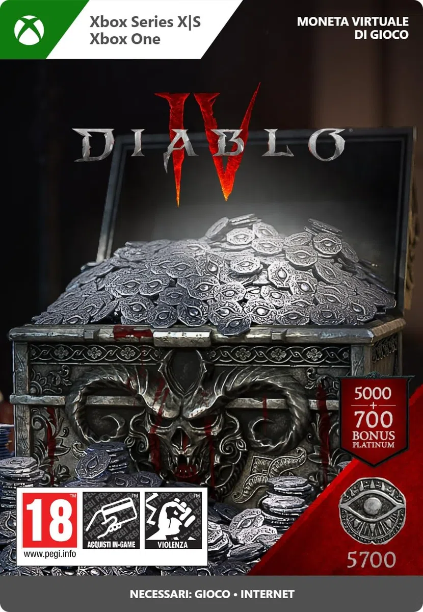 Diablo IV : 5700 Platinum | Xbox One/Series X|S - Codice download