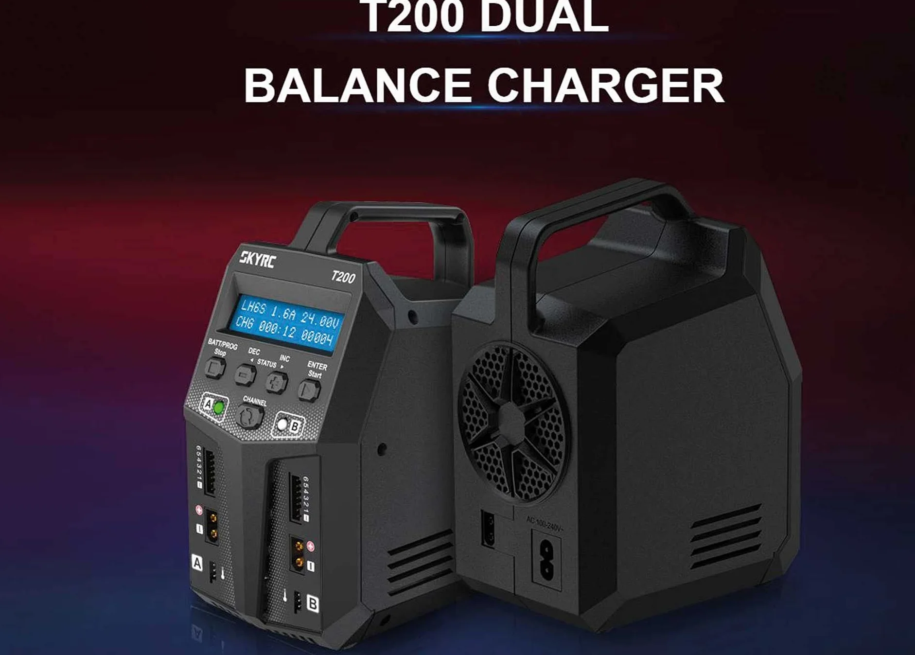 SkyRC T200 Caricabatteria AC, DC