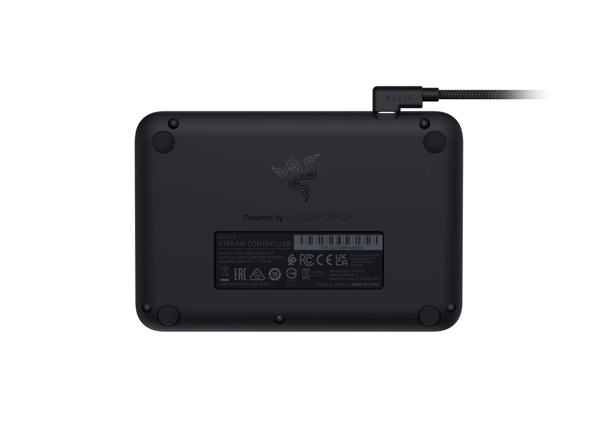 Razer Stream Controller - Tastiera All-in-One per lo Streaming e la Creazione di Contenuti (12 Tasti Aptici Commutabili, 6 Quadranti Analogici Tattili, 8 Pulsanti Programmabili) Nero