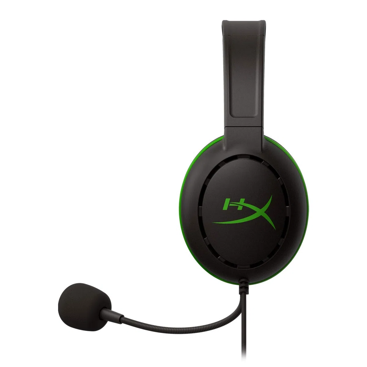HyperX CloudX Chat Cuffia Gaming Monoaurale 3,5 mm Microfono Cancellazione Rumore Xbox Nero/Verde