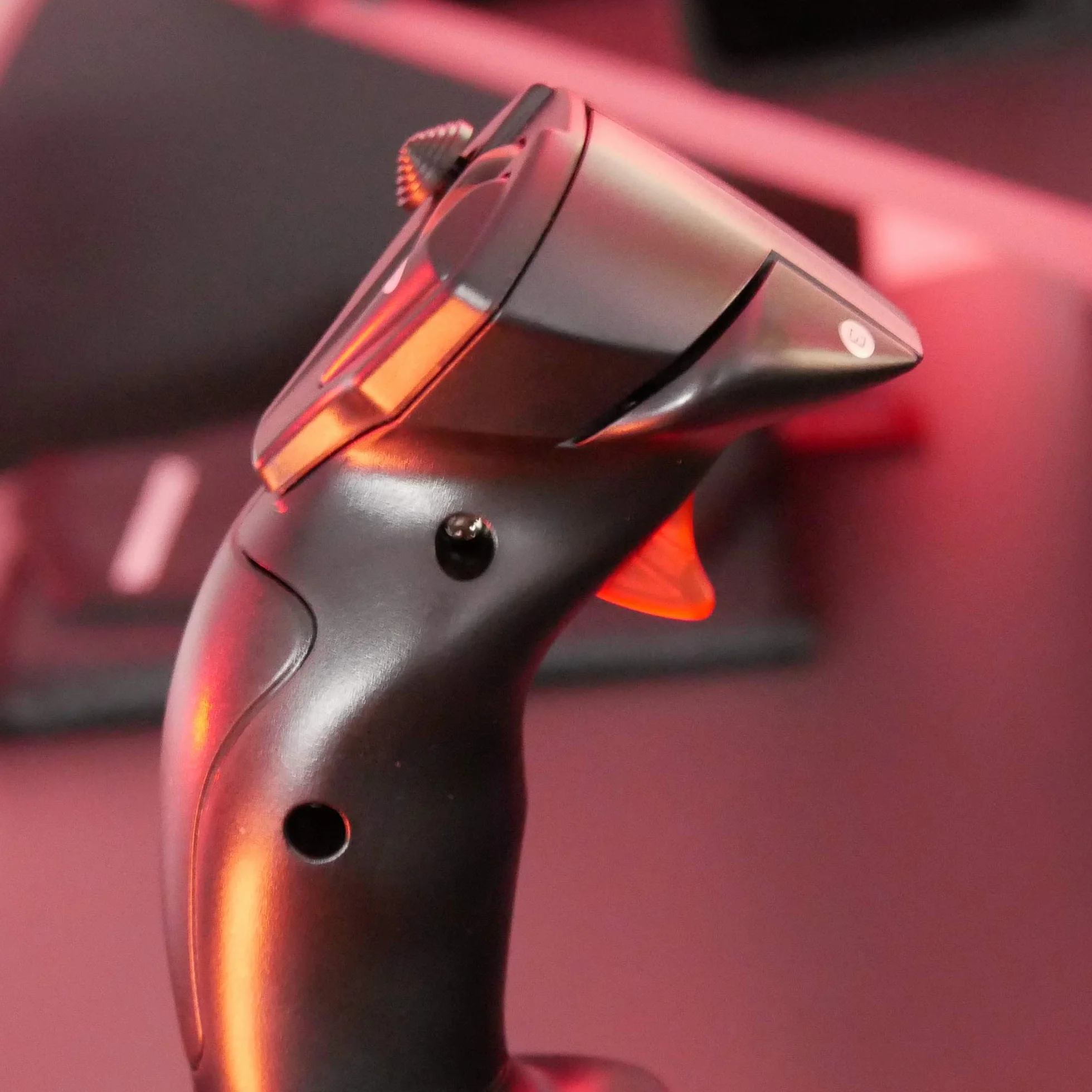 Thrustmaster T.Flight Stick X, Joystick con controllo del timone, tasti e assi riprogrammabili, impugnatura rotante, manetta integrata, grilletto per fuoco rapido, compatibile con PC/USB