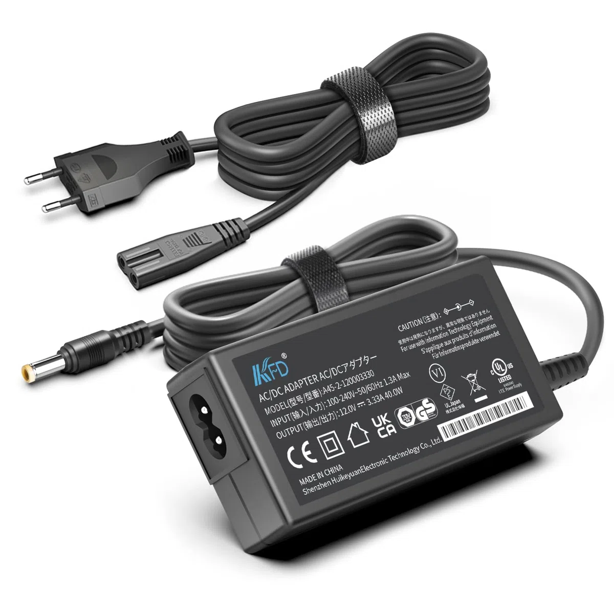 KFD Alimentatore 12V per Sony PS4 PlayStation 4 PSVR2 ADP-36NH CUH-ZAC1 CUH-ZVR2 DC12V