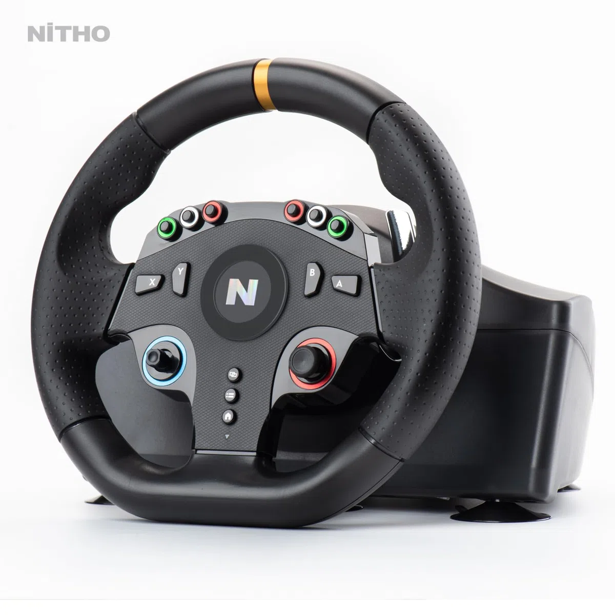 NITHO Drive Pro ONE V24 Volante da Corsa con Pedali 270° per PC, PS4, Xbox One, Xbox Series X|S, Switch Simulatore di Guida