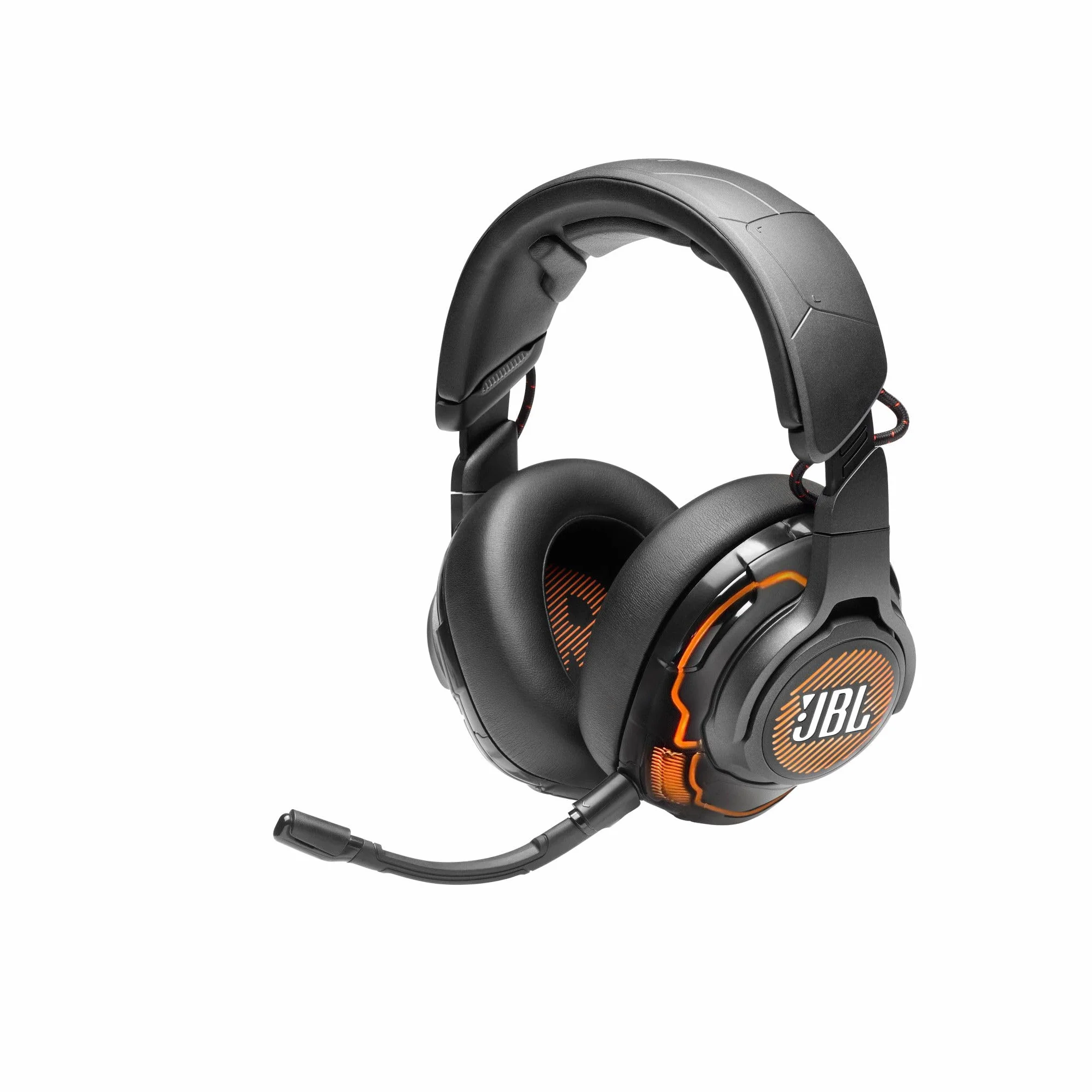 JBL Quantum ONE Cuffie Gaming Over-Ear con Cavo USB, Microfono, QuantumSPHERE 360, Sensori Movimento, Nero