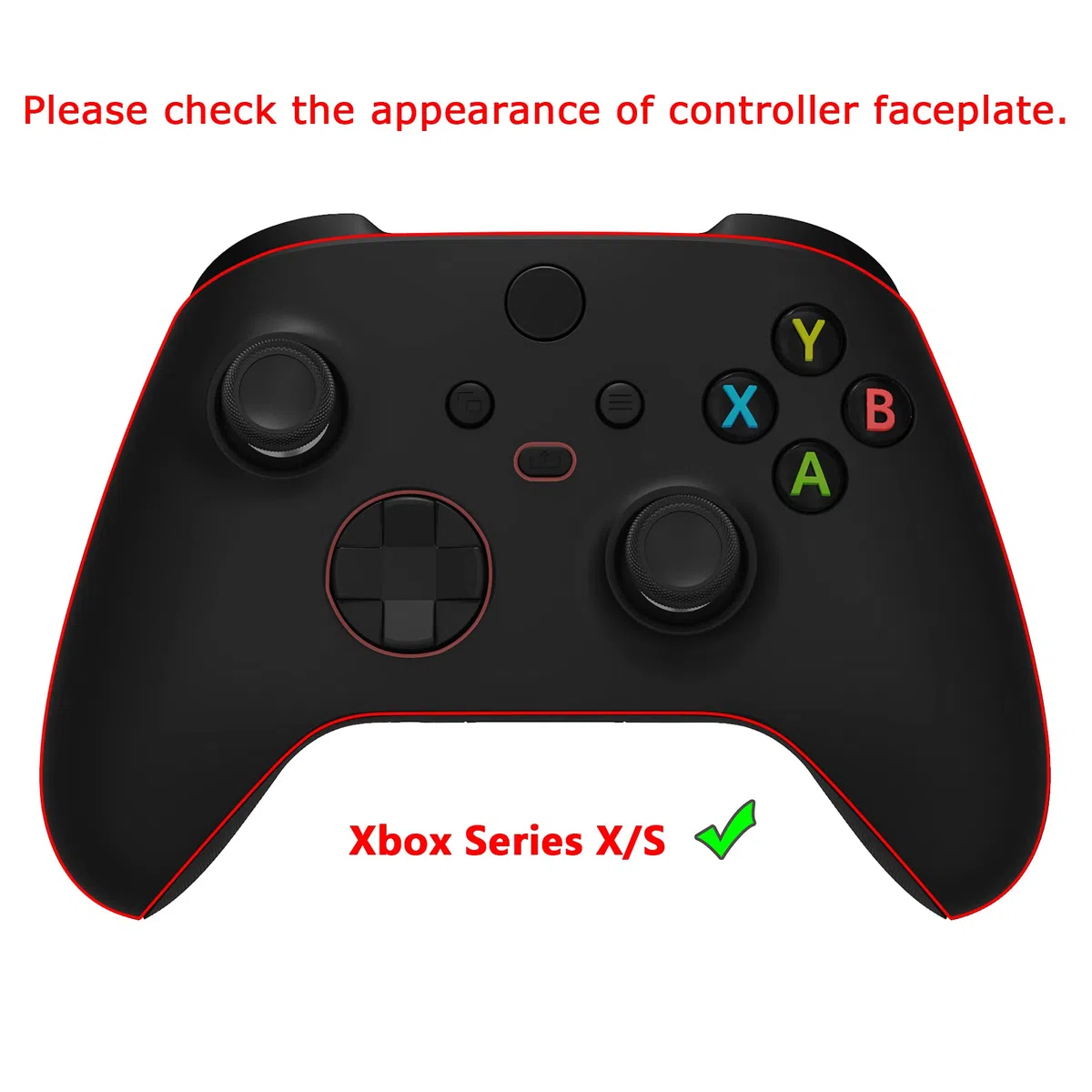 eXtremeRate HOPE Remap Kit Programmabile per Xbox Series X S Controller Scheda&Cover Posteriore&Grip&Tasti Posteriori per Xbox Core Joystick(Model 1914)-Rosso Scarlatto
