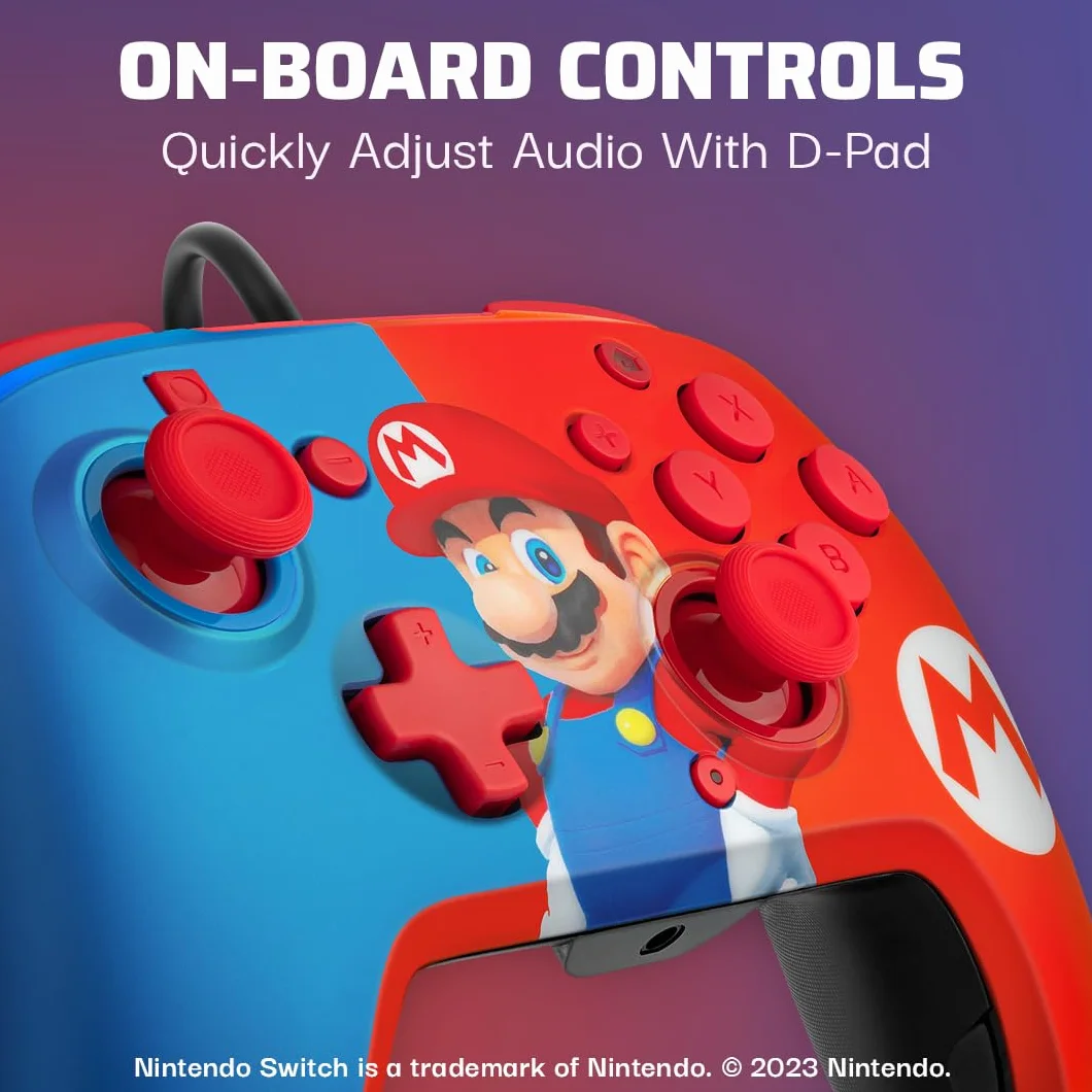 PDP Gaming Officially Licensed Mario Bundle for Nintendo Switch OLED & Lite