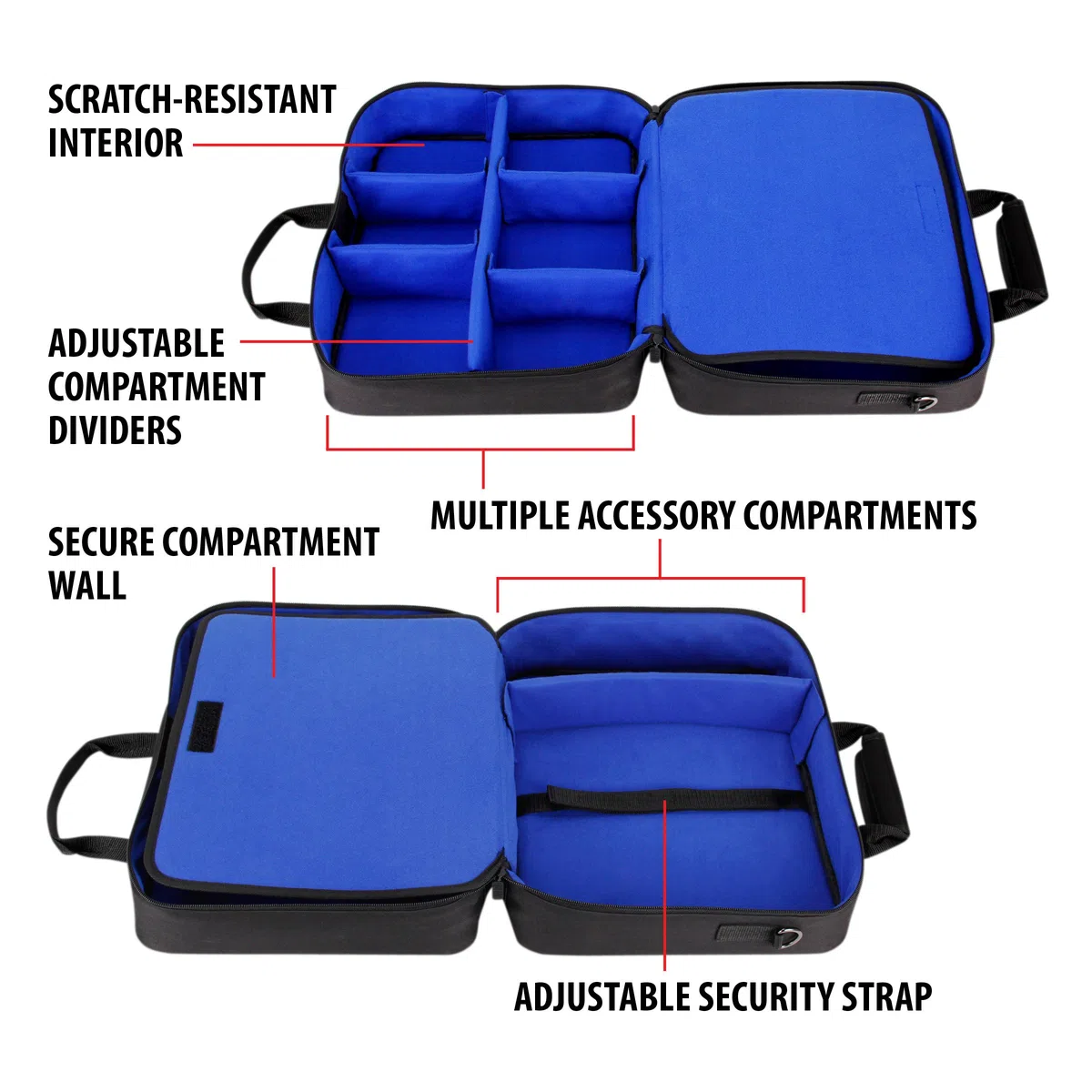 USA GEAR Borsa per Console di Gioco Resistente All'Acqua per Xbox One Xbox 360 PS4 PS3 Controller Giochi Accessori