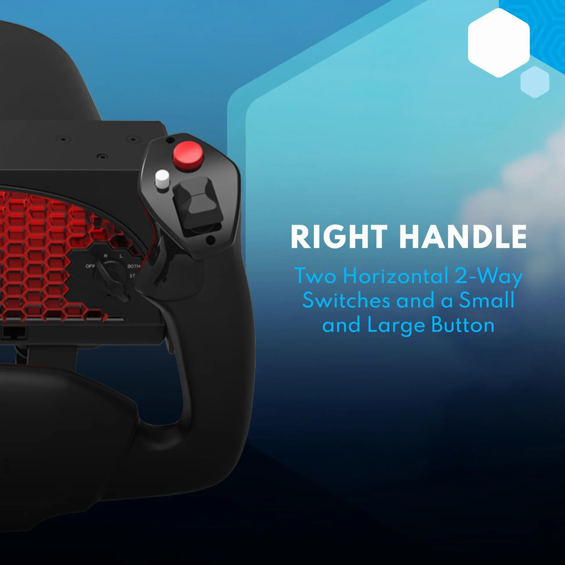 Honeycomb Aeronautical Alpha Flight Controls Yoke & Switch Panel in aviation quality for flight simulators , Universal control system for simmers, student pilots and pilots , Flight simulator for PC