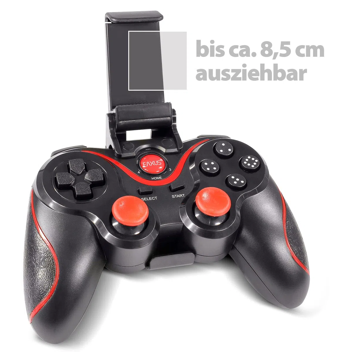 Eaxus® Controller Bluetooth - Gamepad wireless adatto a Fire TV, telefono cellulare, smartphone, tablet, Google TV, VR, Cloud Gaming e Remote Play e PC