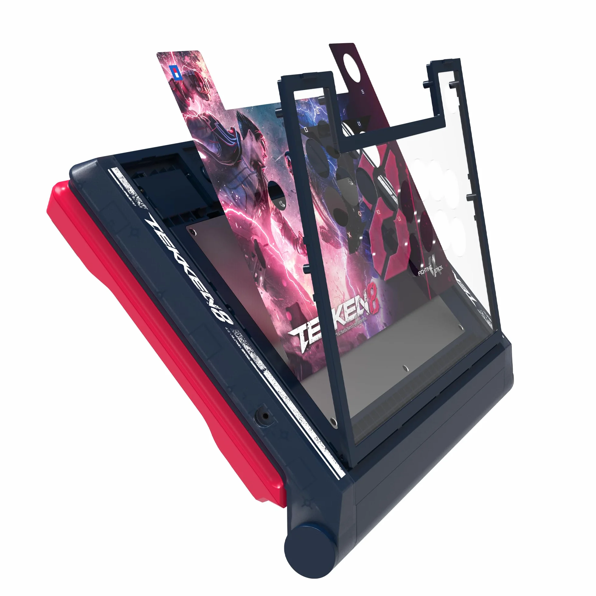 HORI Arcade da Competizione Personalizzabile Fighting Stick Alpha per Playstation 5 - PS5, PS4, PC - Edizione TEKKEN 8 - Licenza ufficiale Sony