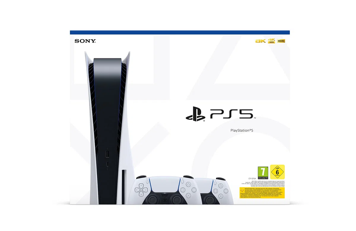 Playstation 5 Standard Console DualSense White 2 Controller