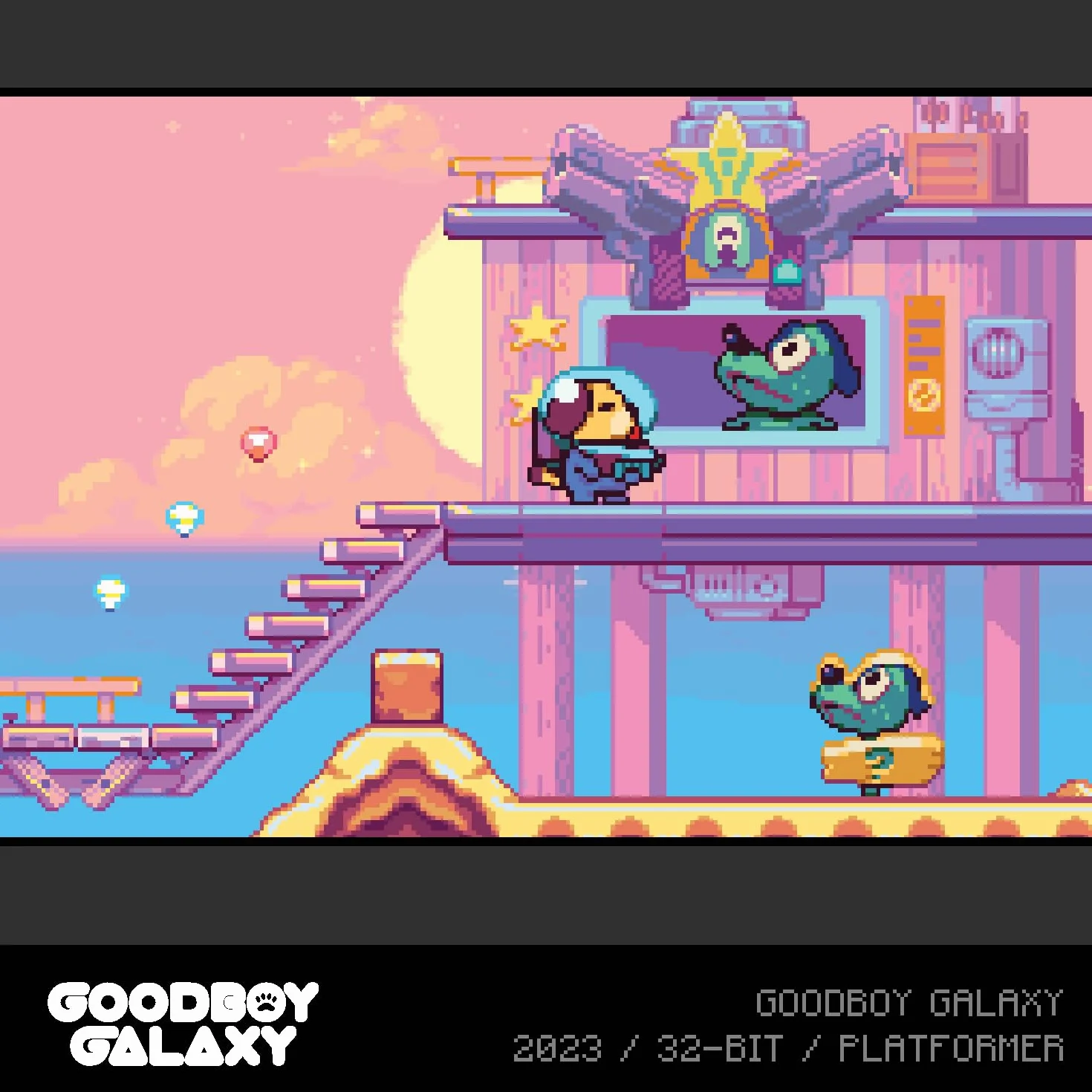 Evercade Goodboy Galaxy/Witch N' Wiz Dual Cartridge