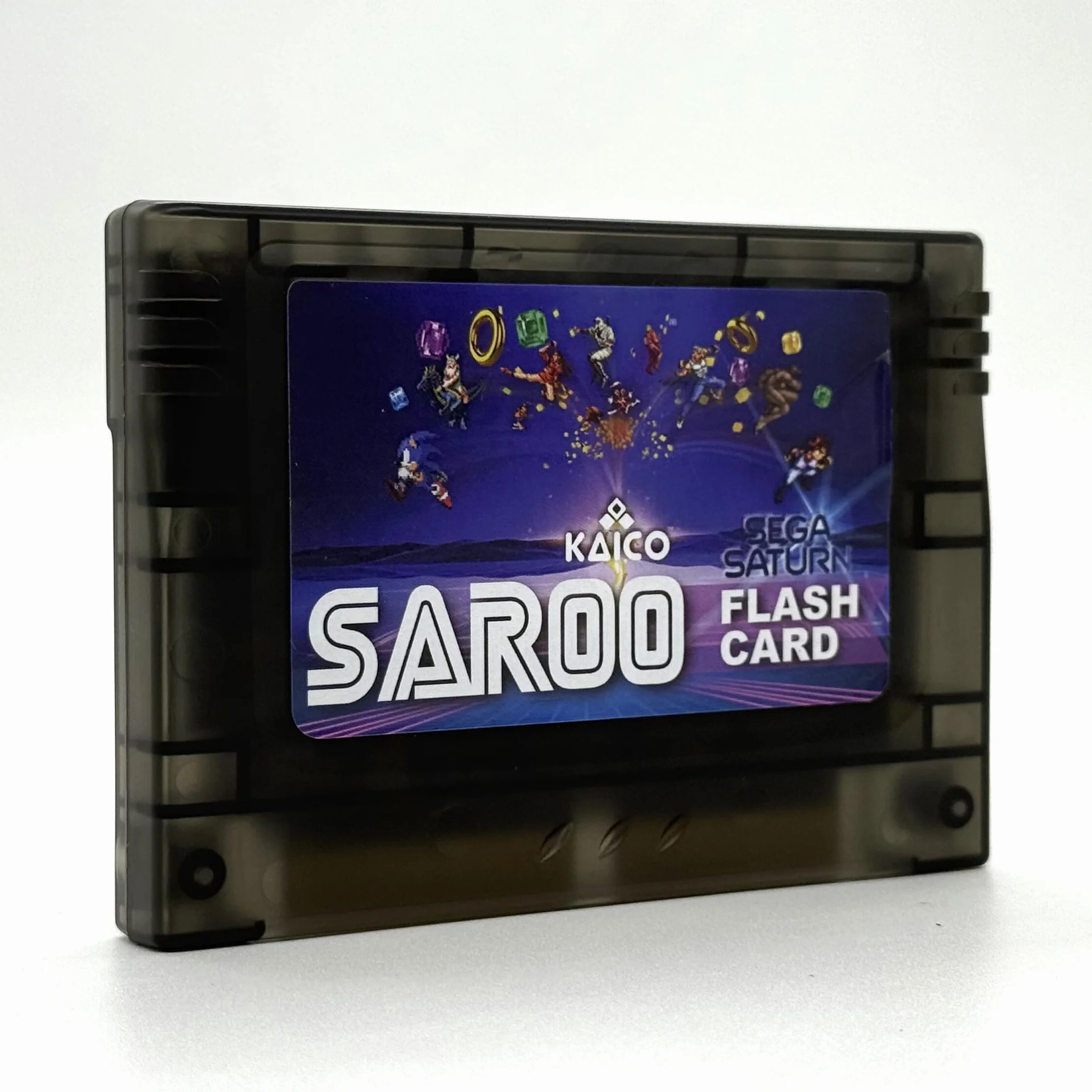 Kaico Sega Saturn Saroo Flash Cart - Cartuccia All in One - Costruito in Saturn Pseudo Kai - Viene fornito con una scheda di memoria Micro SD ufficiale da 8 GB - SS Saroo v1.3 Flash Drive