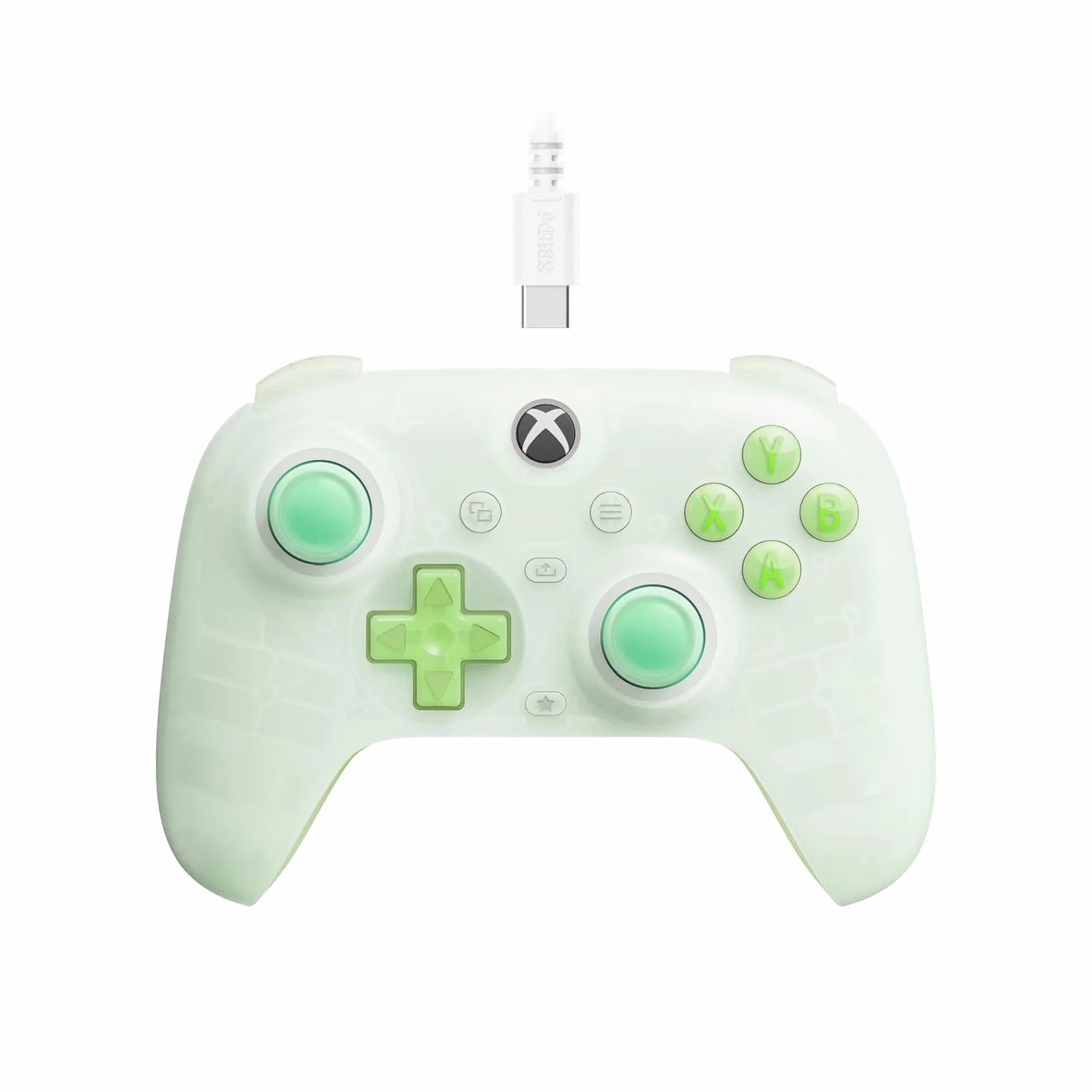 8Bitdo Ultimate Mini Wired Controller for Xbox Series X|S Xbox One Windows 10/11 Officially Licensed Translucent Green