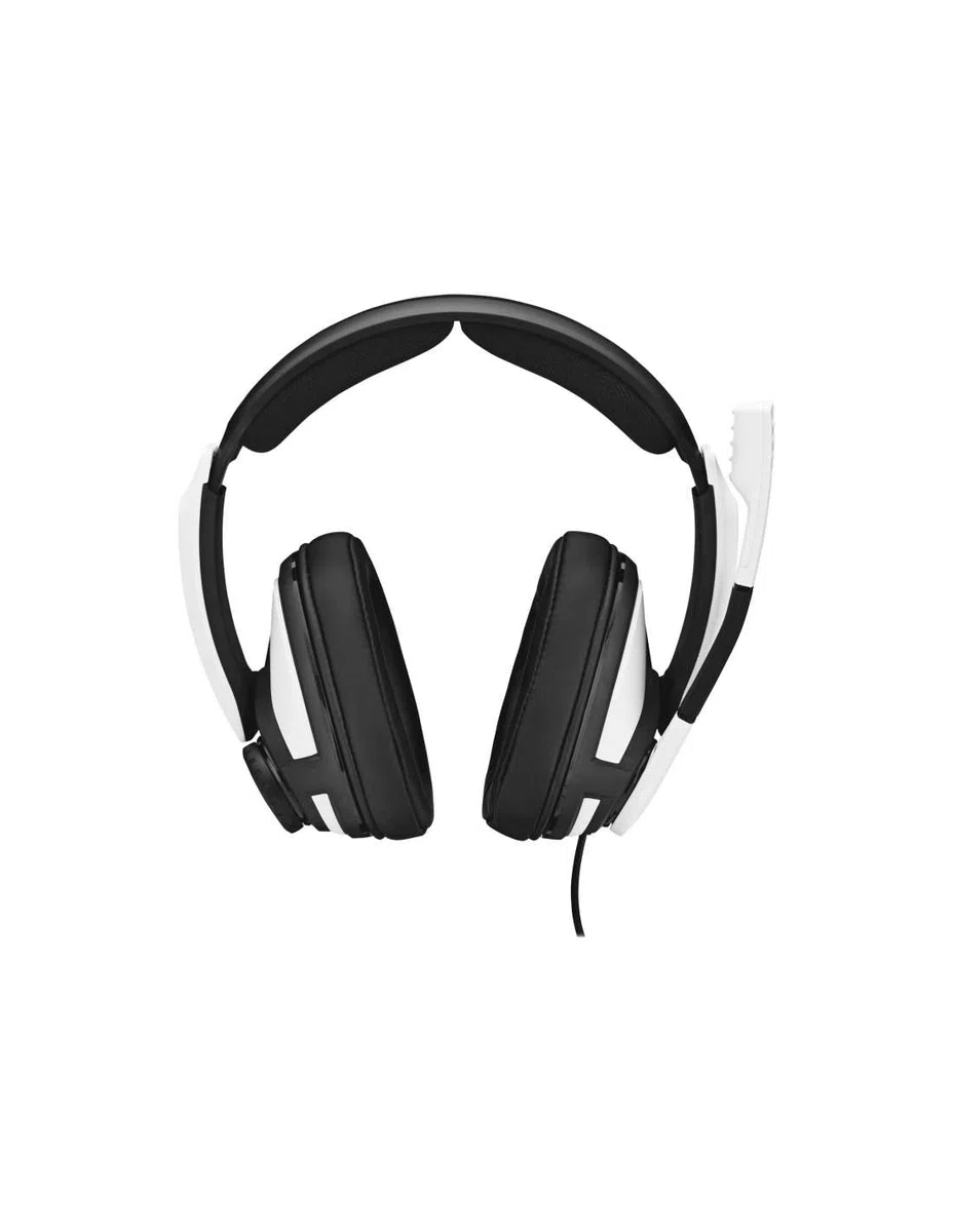 Sennheiser GSP 301 Cuffie da gioco con microfono cancellazione rumore, ribaltabili, ergonomiche, bianche