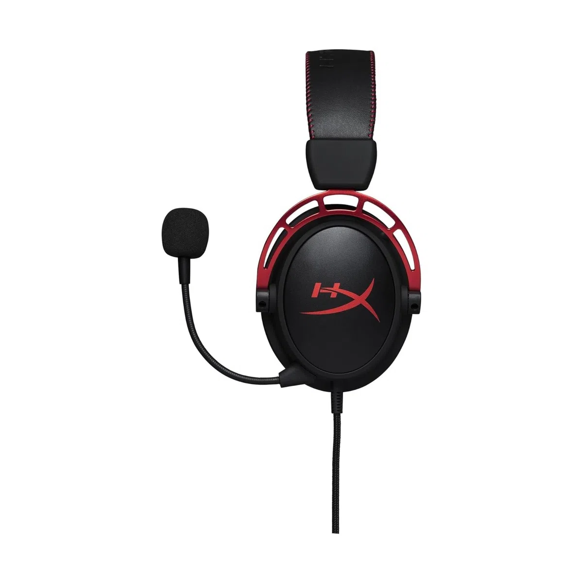 HyperX Cloud Alpha Cuffie Gaming 3,5 mm Jack Alluminio Memory Foam Similpelle PS4 Xbox PC Nero Rosso