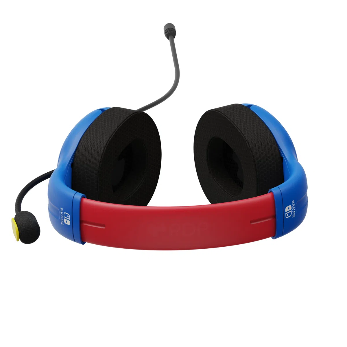 PDP Gaming AIRLITE Stereo Cuffie con Microfono per Nintendo Switch PC iPad Mac Laptop - Cuffie On Ear Leggere con Cancellazione del Rumore - Mario