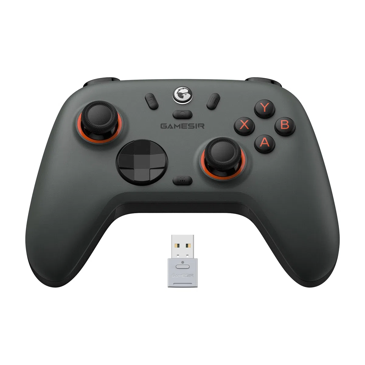 GameSir Nova 2 Lite Controller wireless con joystick ad effetto Hall e trigger, frequenza di polling 2.4G e Wired 1000Hz, Turbo, PC GamePad compatibile con PC/Switch/Steam/iOS/Android (nero)