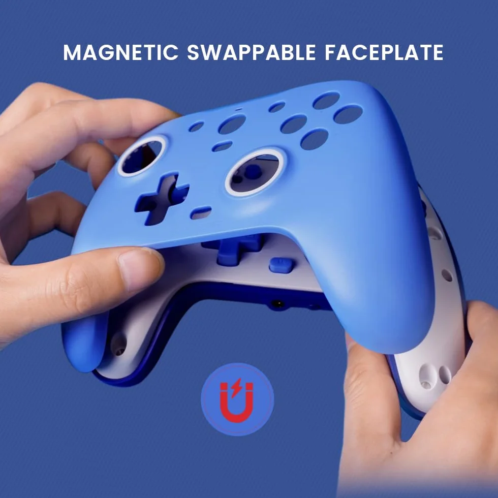 GameSir G7 SE Wired Controller for Xbox Series X|S, Xbox One, Windows 10/11, Hall Effect Joystick, 3.5mm Audio Jack, Blue