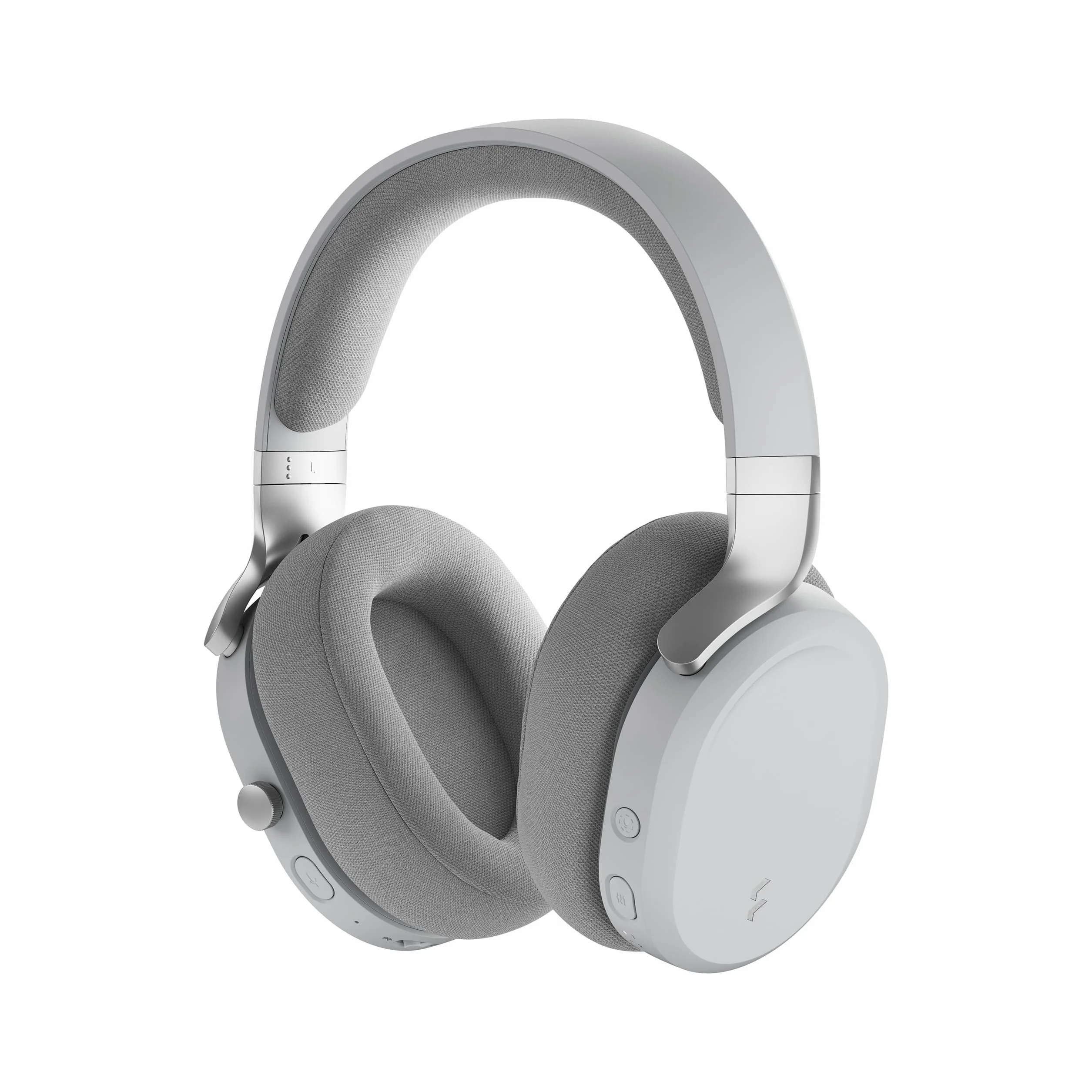 Fractal Design Scape Light - Cuffie da Gaming Wireless con Microfono Staccabile, Cancellazione Rumore, Luce Ambientale Configurabile, Batteria 40 Ore Grigio